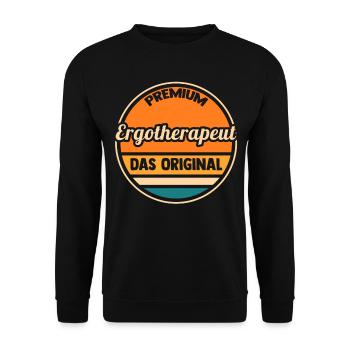 Ergotherapie Ergotherapeut - Unisex Pullover - Schwarz - Vorne - Alina (178cm) & Michal (187cm)