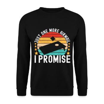 Cornhole Player Cornhole Board - Unisex Sweatshirt - black - Front - Alina (178cm) & Michal (187cm)