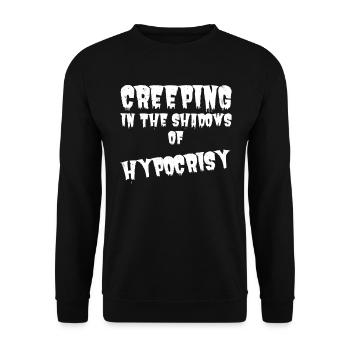 Dicton d’Halloween Saakastic pour les introvertis - Sweat-shirt Unisexe - noir - Devant - Alina (178cm) & Michal (187cm)