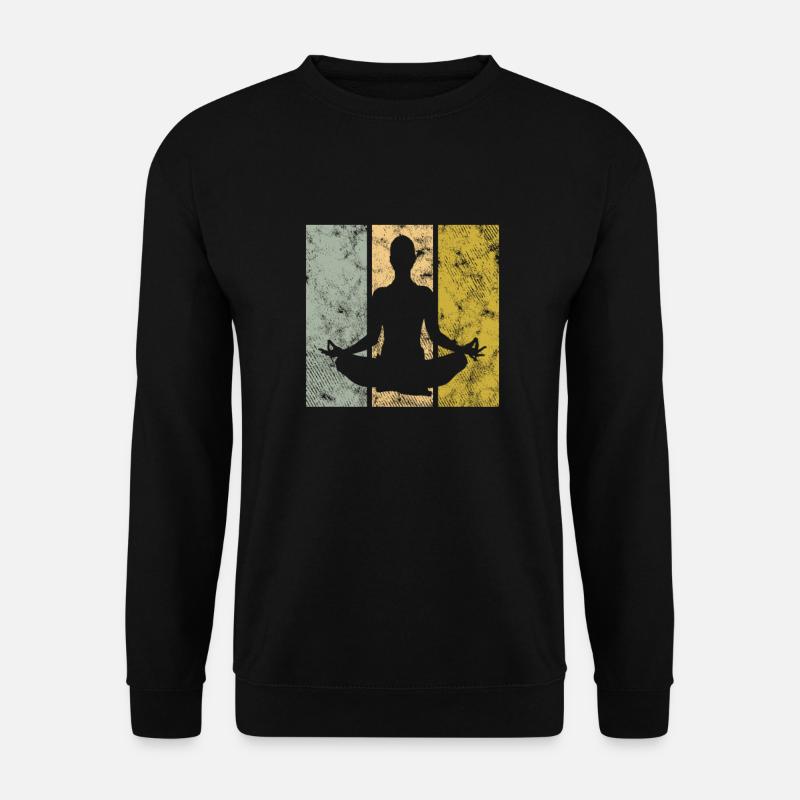 Meditation - Unisex Pullover - Schwarz
