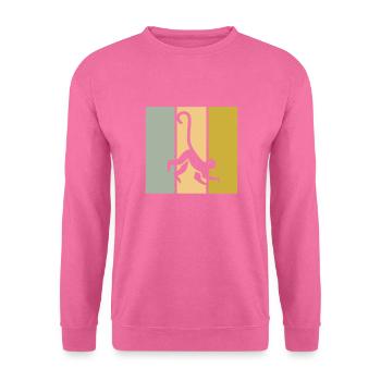 Affe - Unisex Pullover - Pink - Vorne