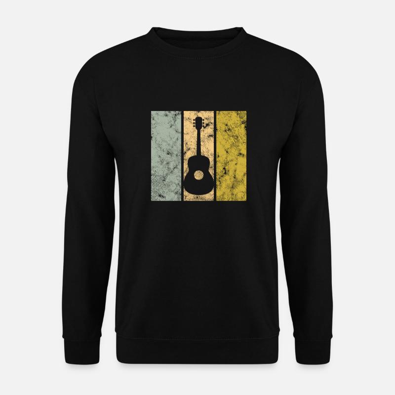 Gitarre - Unisex Pullover - Schwarz
