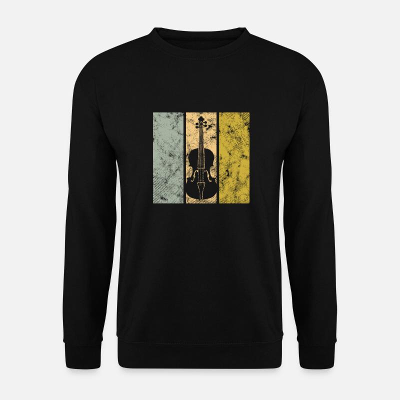 Geige - Unisex Pullover - Schwarz