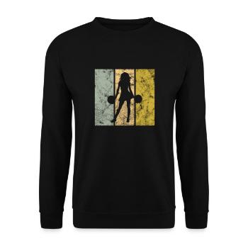 Cheerleading - Unisex Pullover - Schwarz - Vorne - Alina (178cm) & Michal (187cm)
