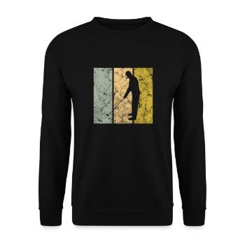 Gulf - Unisex Sweatshirt - black - Front - Alina (178cm) & Michal (187cm)