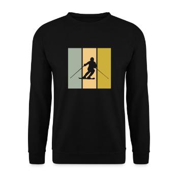 Ski - Sweat-shirt Unisexe - noir - Devant - Alina (178cm) & Michal (187cm)