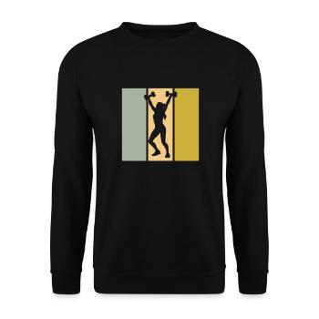 Aptitude - Sweat-shirt Unisexe - noir - Devant - Alina (178cm) & Michal (187cm)