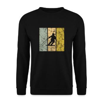 Ski - Sweat-shirt Unisexe - noir - Devant - Alina (178cm) & Michal (187cm)