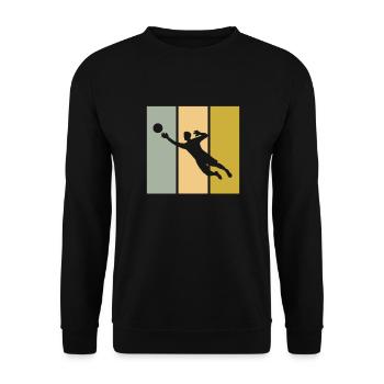 Gardien - Sweat-shirt Unisexe - noir - Devant - Alina (178cm) & Michal (187cm)