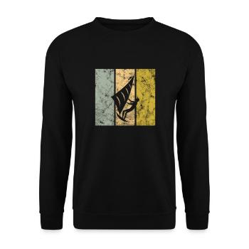 Kite - Unisex Sweatshirt - black - Front - Alina (178cm) & Michal (187cm)