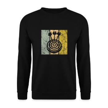 Darts - Unisex Pullover - Schwarz - Vorne - Alina (178cm) & Michal (187cm)