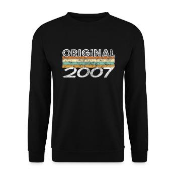 Limited Edition 2007 - Unisex Pullover - Schwarz - Vorne - Alina (178cm) & Michal (187cm)