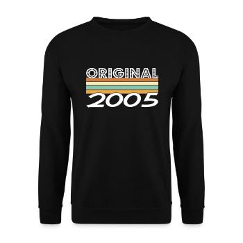 Original 2005 - Sweat-shirt Unisexe - noir - Devant - Alina (178cm) & Michal (187cm)