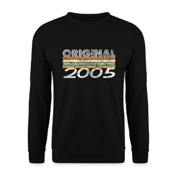 Original 2005 - Sweat-shirt Unisexe - noir - Devant - Alina (178cm) & Michal (187cm)