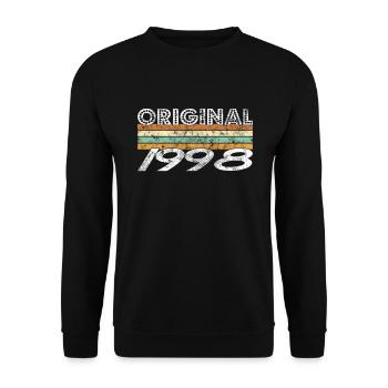 Original 1998 - Sweat-shirt Unisexe - noir - Devant - Alina (178cm) & Michal (187cm)