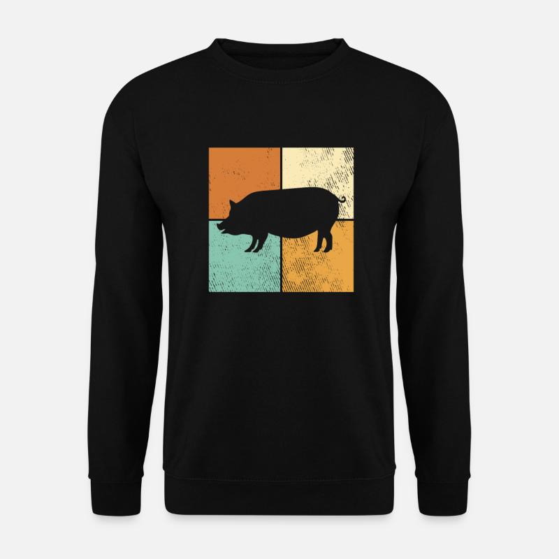 Schwein - Unisex Pullover - Schwarz