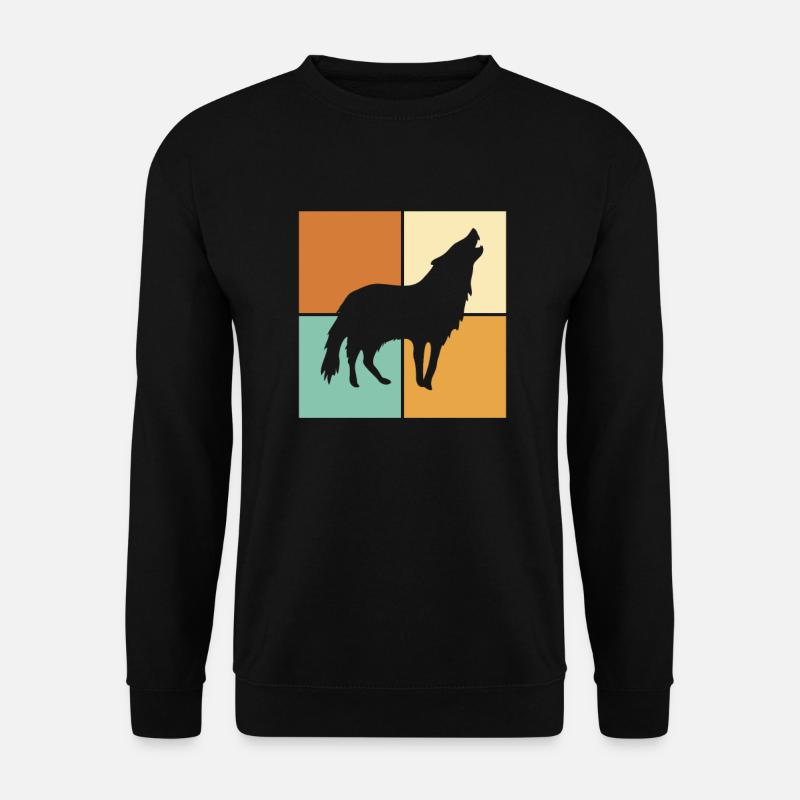 Wolf - Unisex Sweatshirt - black