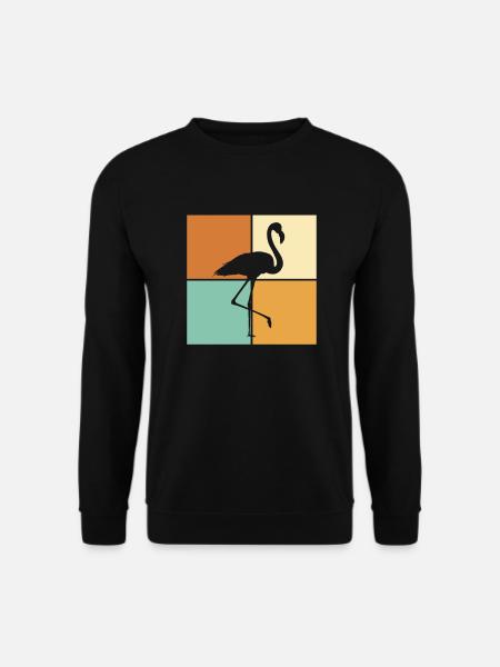 Flamingo - Unisex Pullover - Schwarz
