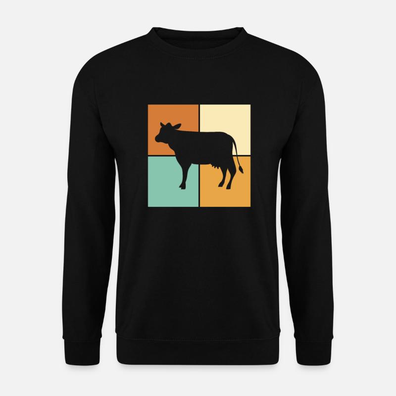 Kuh - Unisex Pullover - Schwarz