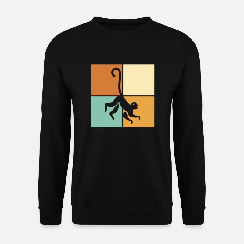 Monkey - Unisex Sweatshirt - black