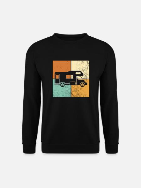 Camping - Unisex Pullover - Schwarz