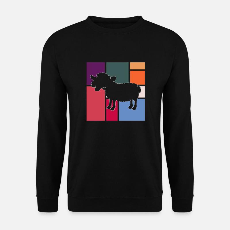 Schaf - Unisex Pullover - Schwarz