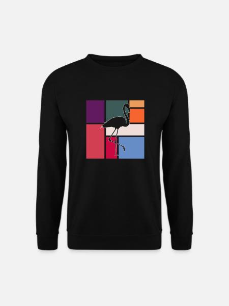 Flamant - Sweat-shirt Unisexe - noir