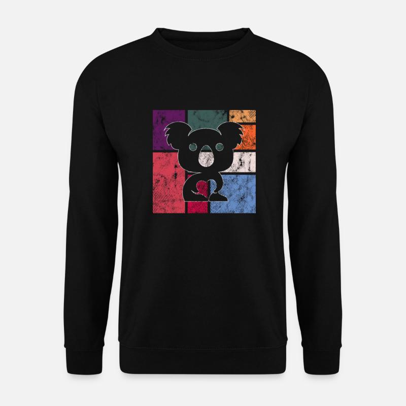 Koala - Unisex Pullover - Schwarz