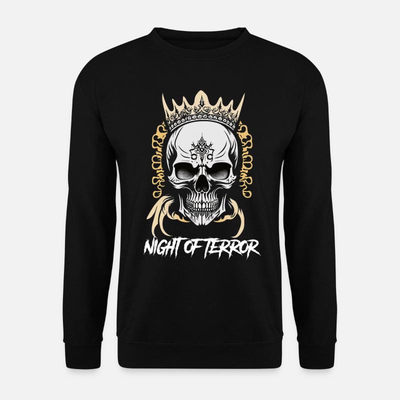Halloween-Nacht des Schreckens - Unisex Pullover - Schwarz