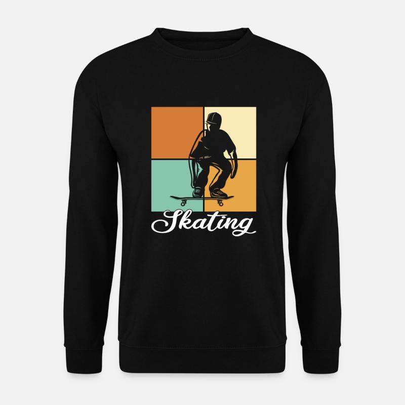 Skating - Unisex Pullover - Schwarz