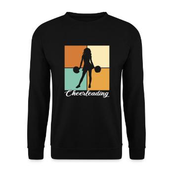 Cheerleading - Sweat-shirt Unisexe - noir - Devant - Alina (178cm) & Michal (187cm)