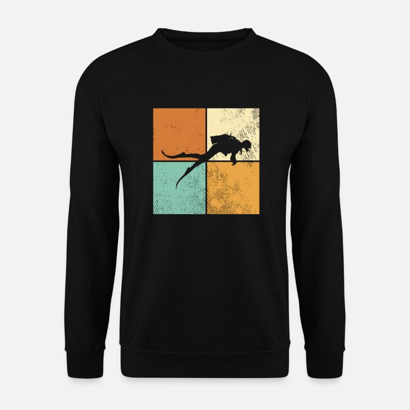 Tauchen - Unisex Pullover - Schwarz
