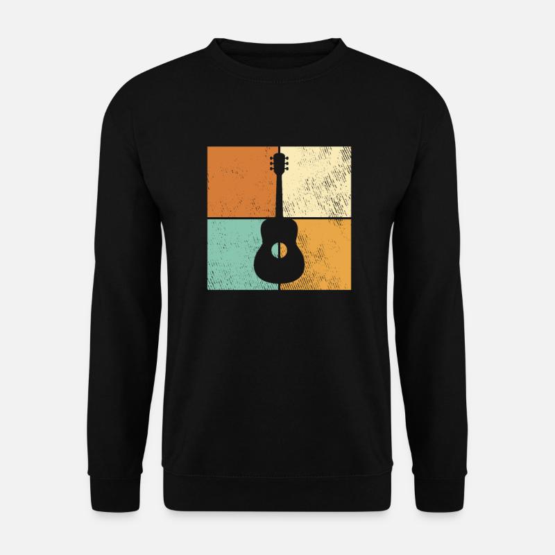 Gitarre - Unisex Pullover - Schwarz