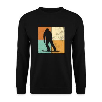 Planche à neige - Sweat-shirt Unisexe - noir - Devant - Alina (178cm) & Michal (187cm)