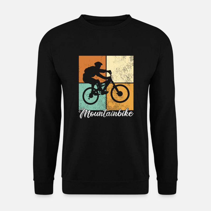 Mountainbike - Unisex Pullover - Schwarz