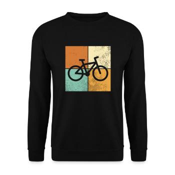 Bicyclette - Sweat-shirt Unisexe - noir - Devant - Alina (178cm) & Michal (187cm)