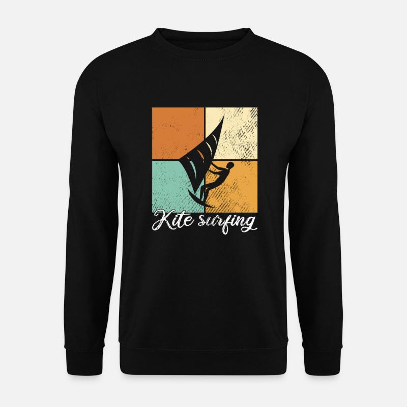 Kite surf - Sweat-shirt Unisexe - noir