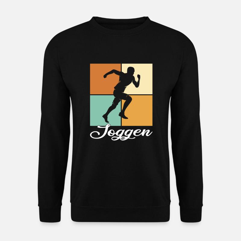 Joggen - Unisex Pullover - Schwarz