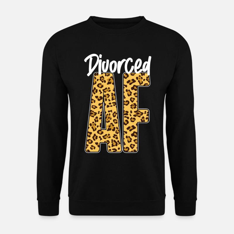 Happy Divorce Party Leopard - Unisex Pullover - Schwarz