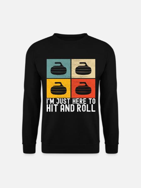 Joueurs de curling - Sweat-shirt Unisexe - noir