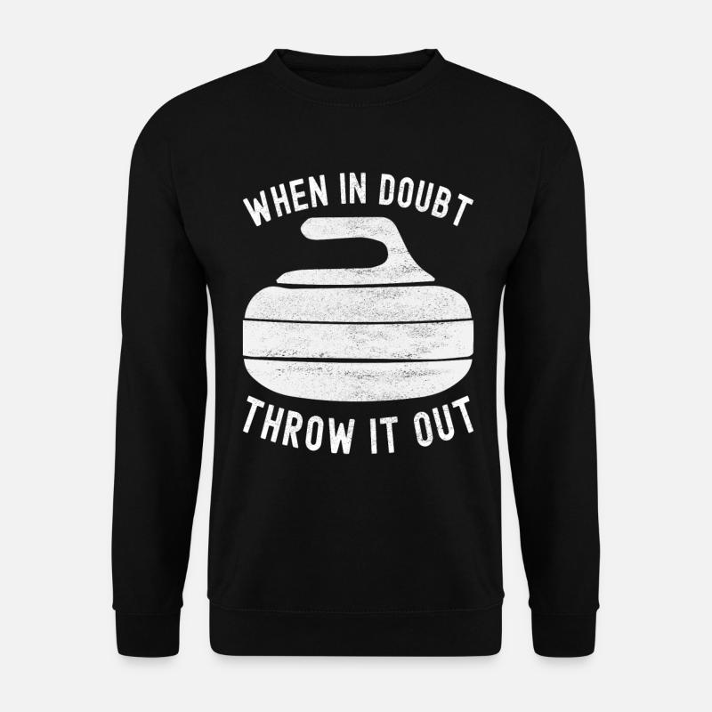Curling Curling players - Unisex Sweatshirt - black