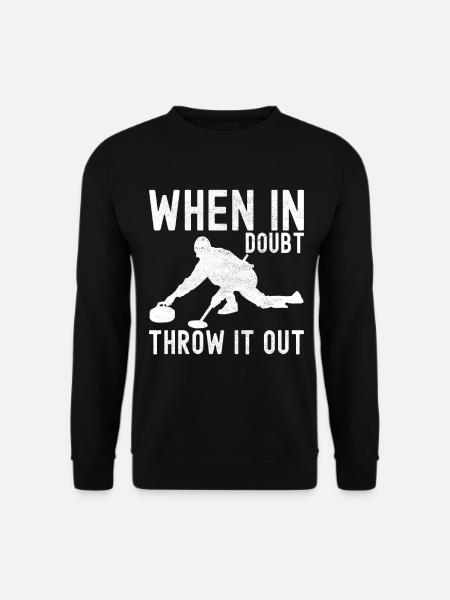 Curling Curling players - Unisex Sweatshirt - black
