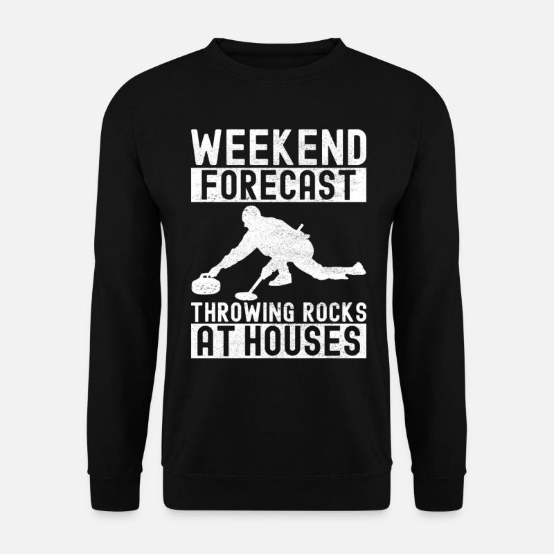 Curling Curling players - Unisex Sweatshirt - black
