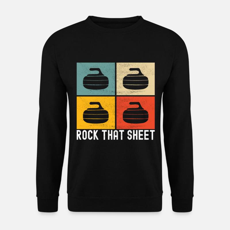 Curling Curling players - Unisex Sweatshirt - black