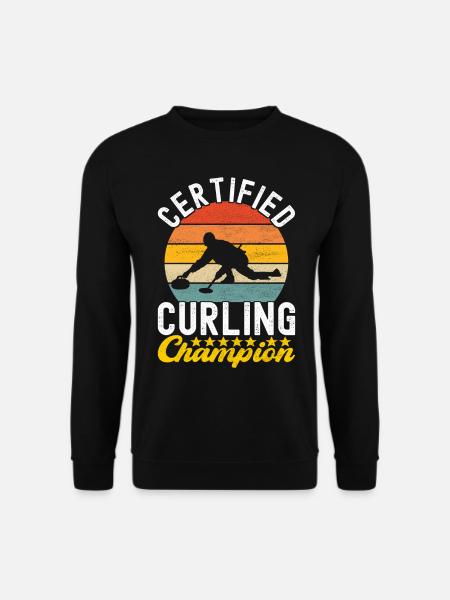 Curling Curling players - Unisex Sweatshirt - black