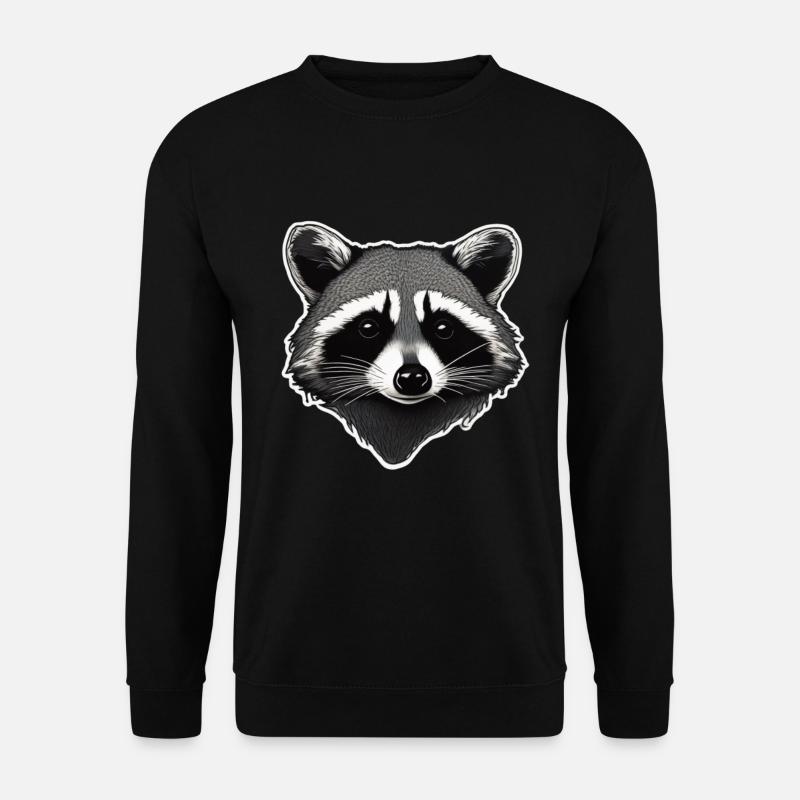Raccoon - Unisex Sweatshirt - black