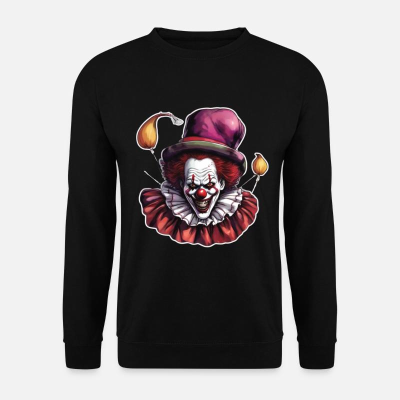 Clown - Unisex Sweatshirt - black
