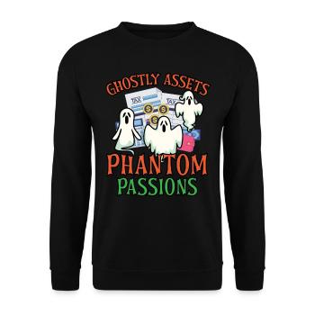 Ghostly Fortune Phantom Passions Grus - Sweat-shirt Unisexe - noir - Devant - Alina (178cm) & Michal (187cm)