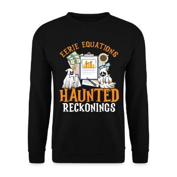 Équations étranges Spooky bills H - Sweat-shirt Unisexe - noir - Devant - Alina (178cm) & Michal (187cm)