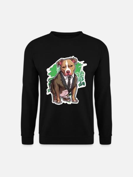 Pitbull Pitbull Hund Pitbull Kleidung Pitbulls - Unisex Pullover - Schwarz